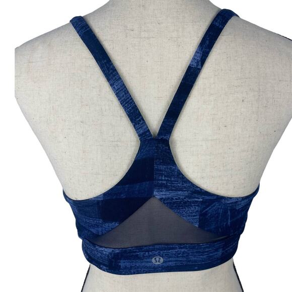Lululemon Train Times Sports Bra Transition Multi Midnight Navy Womens Size 6 - Picture 3 of 9